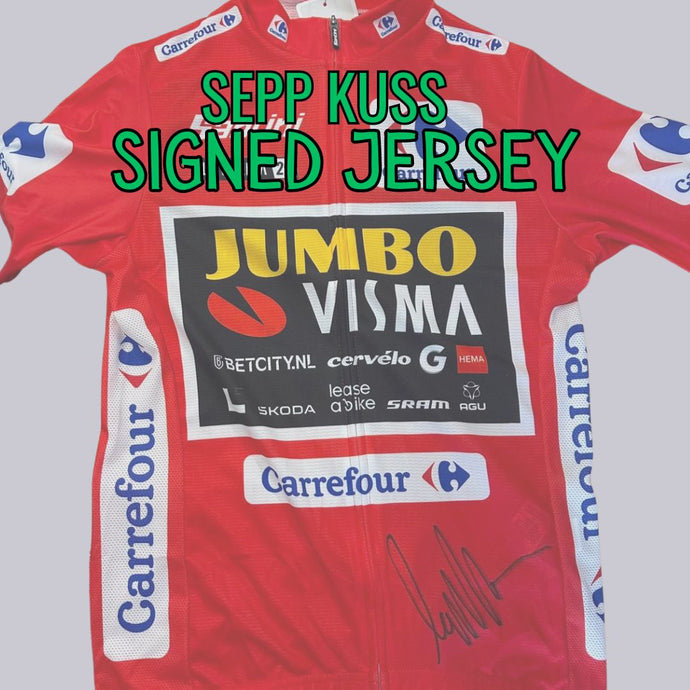FOR MARIO Signed Sepp Kuss jersey