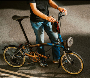 Brompton 1975 50th Anniversary Bike Medium Ride C Line 12 Speed (ONLY ONE IN STOCK)