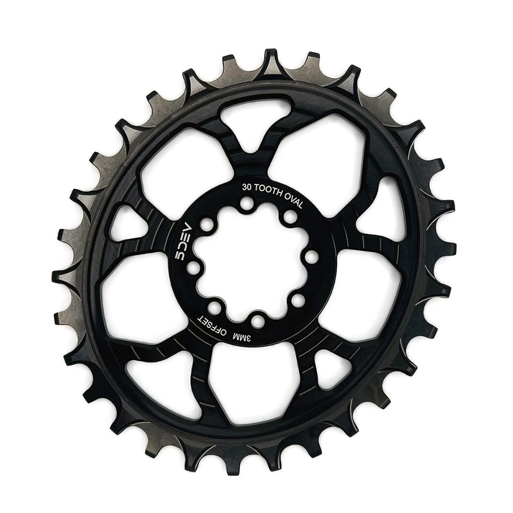 8-Bolt Direct Mount Oval Chainring